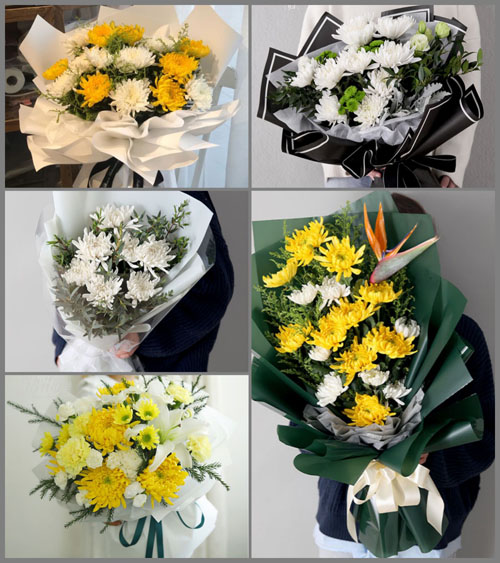 重庆秀山县里仁乡白事花束代送